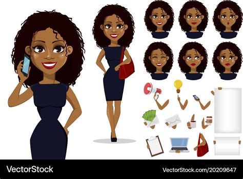 black business woman cartoon|1,392 Black Business Woman Cartoon .